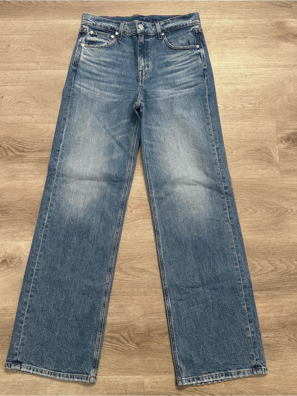 AYR The Secret Sauce Wide Leg Denim Jeans Good Mood Women’s Size 29L 29x32